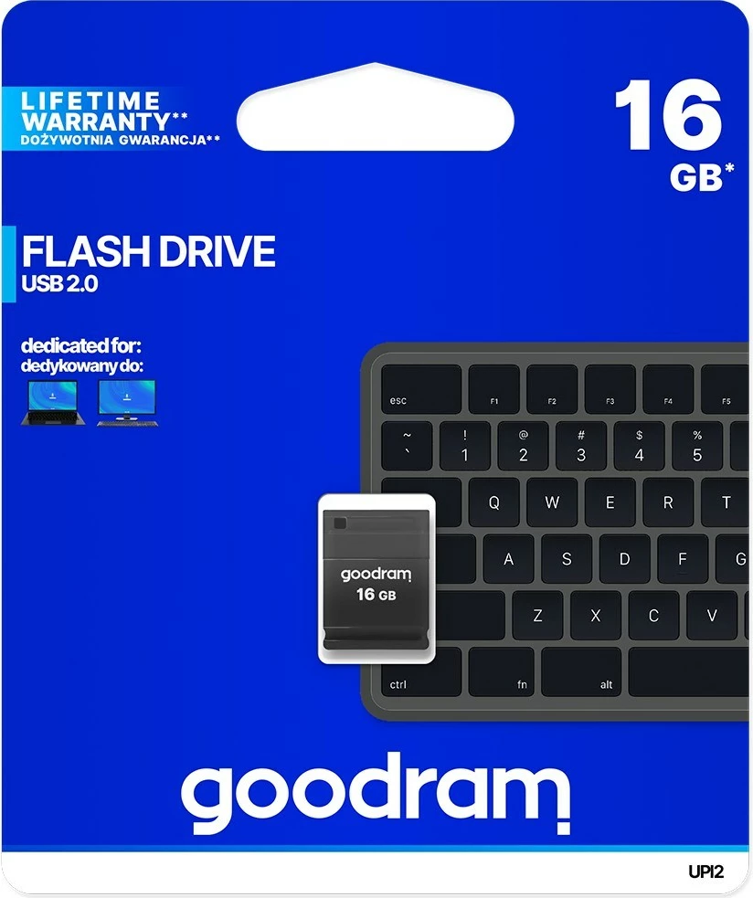 USB Goodram UPI2, Type-A, 16 GB, črn