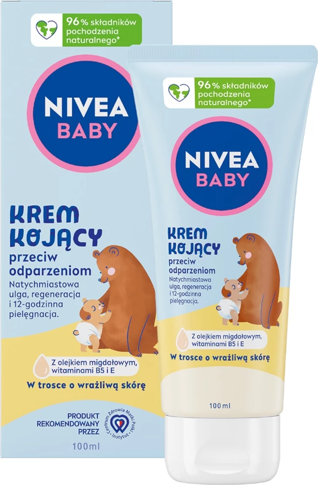 Krema proti draženju zaradi plenic Nivea Baby, unisex, 100 ml