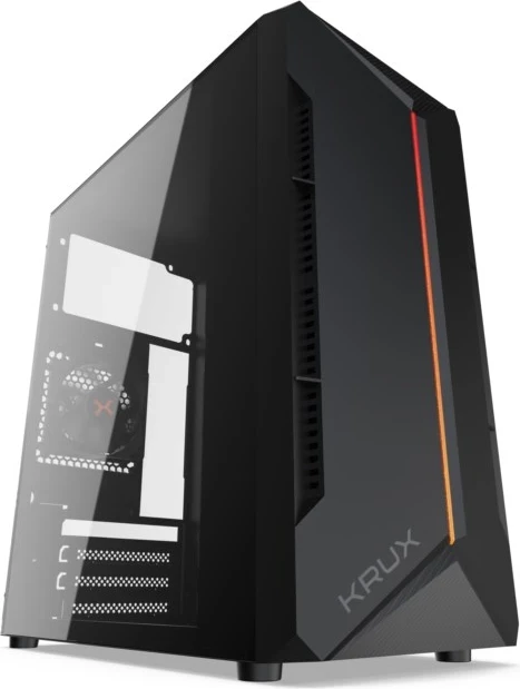 Mala ohišje za računalnik Krux Astro, črno