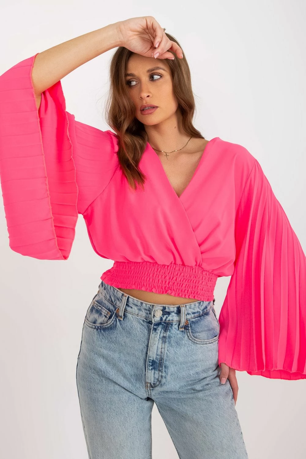 Roza bluza Italy Moda 179004
