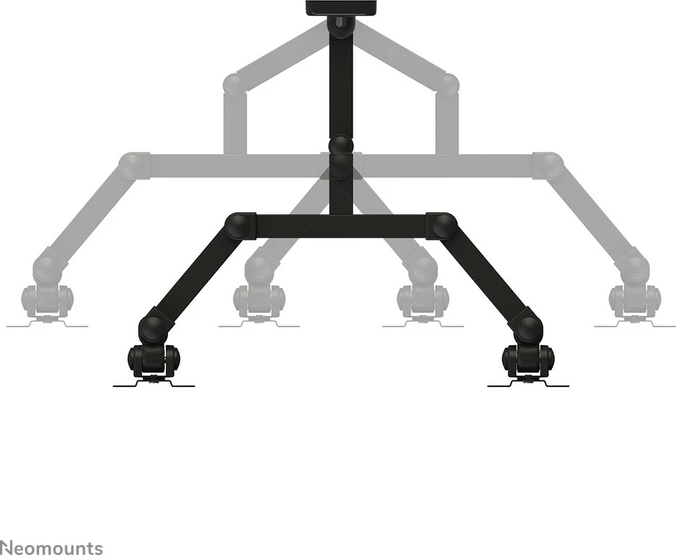 Stenski nosilec za dva monitorja Newstar FPMA-W960D, do 27 palcev, vrtljiv, črn Stenski nosilec za dva monitorja Newstar FPMA-W960D, do 27 palcev, vrtljiv, črn