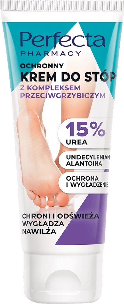 Krem za noge z antimikotičnim kompleksom, 15% urea, 80 ml — Perfecta