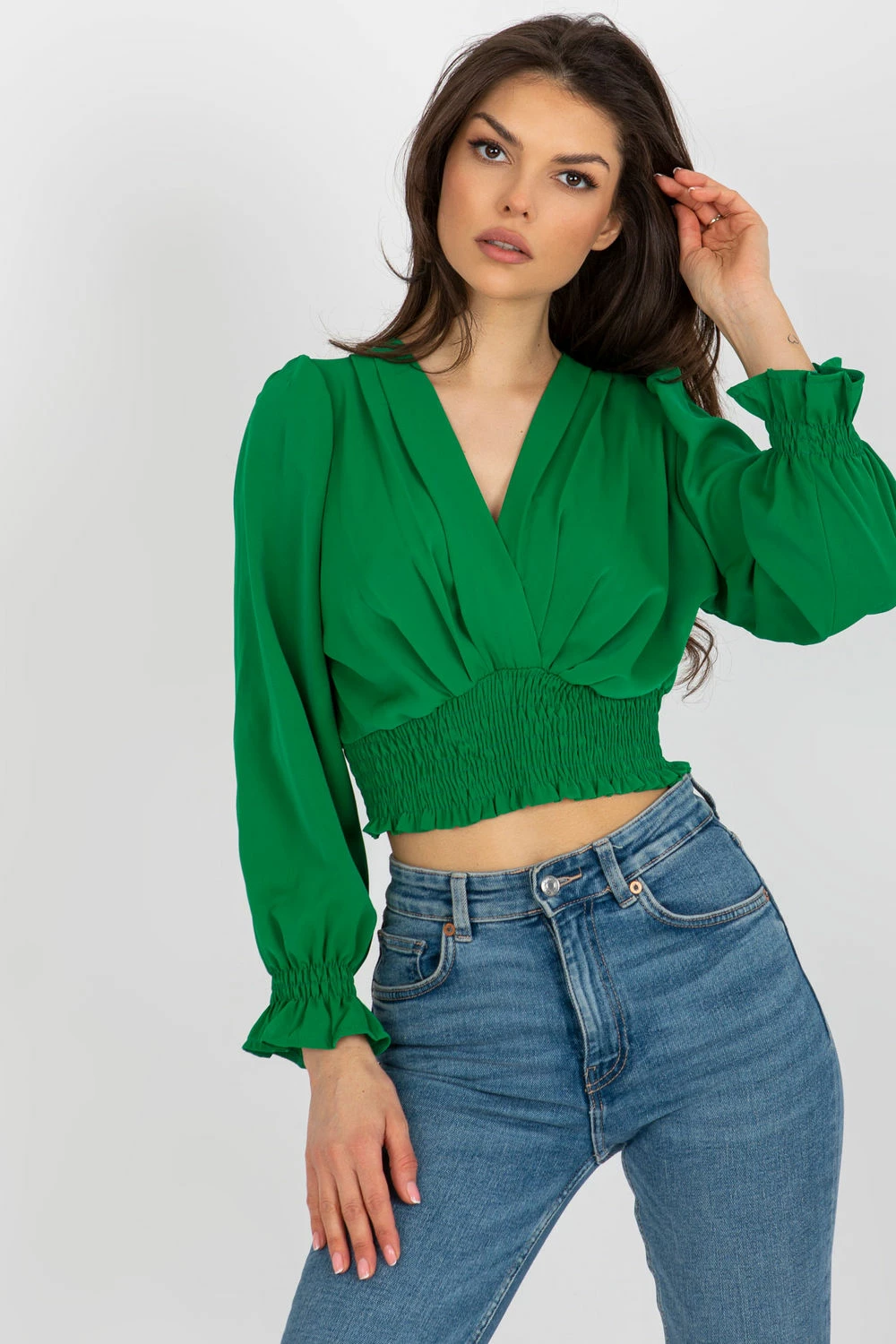 Bluza Italy Moda 179691, zelena