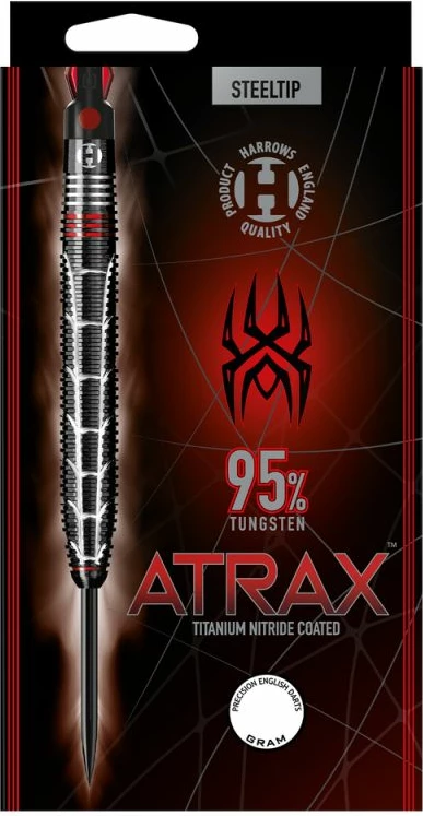 Darts iz tungstena 95% Harrows Atrax, moški in ženske