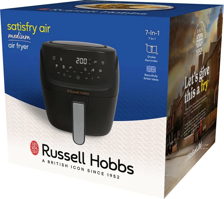 Friteza na vroč zrak SatisFry Air Medium Russell Hobbs 27160-56, črna