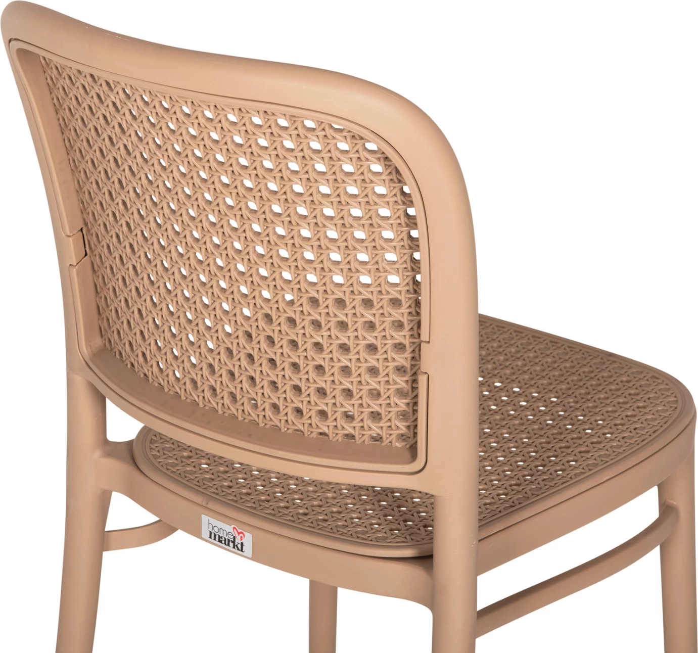 Stol iz polipropilena FLOW FH5937.03 kapučino sedež in naslonjalo 41x53x85,5Hcm