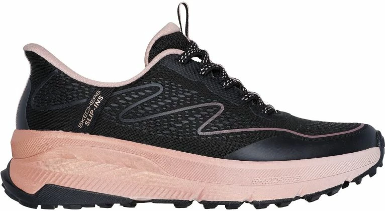 Superge, Skechers Slip-ins Switch Back, črno/roza - ženske