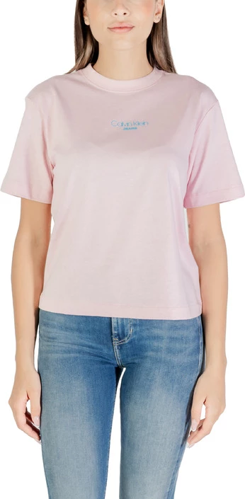 Roza ženska majica Calvin Klein Jeans