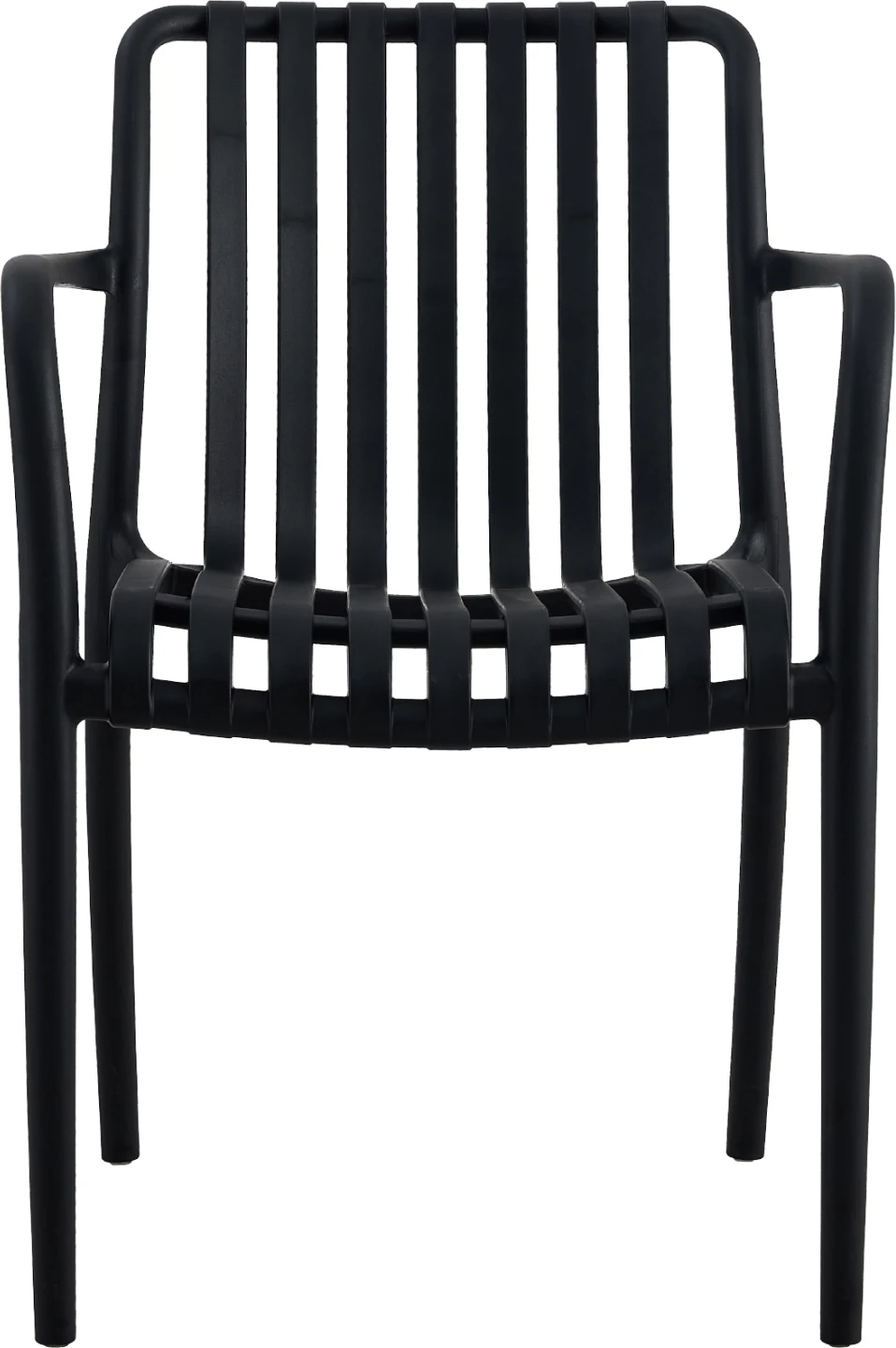 Naslanjač iz polipropilena TIPPY FH5940.02 črn 55x55x81H cm