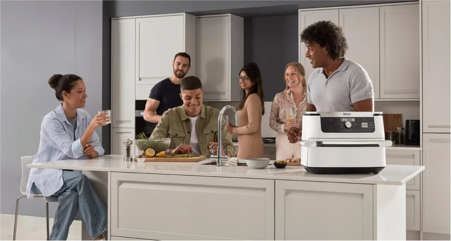 Vokotla za cvrtje Ninja AF500EU, bela