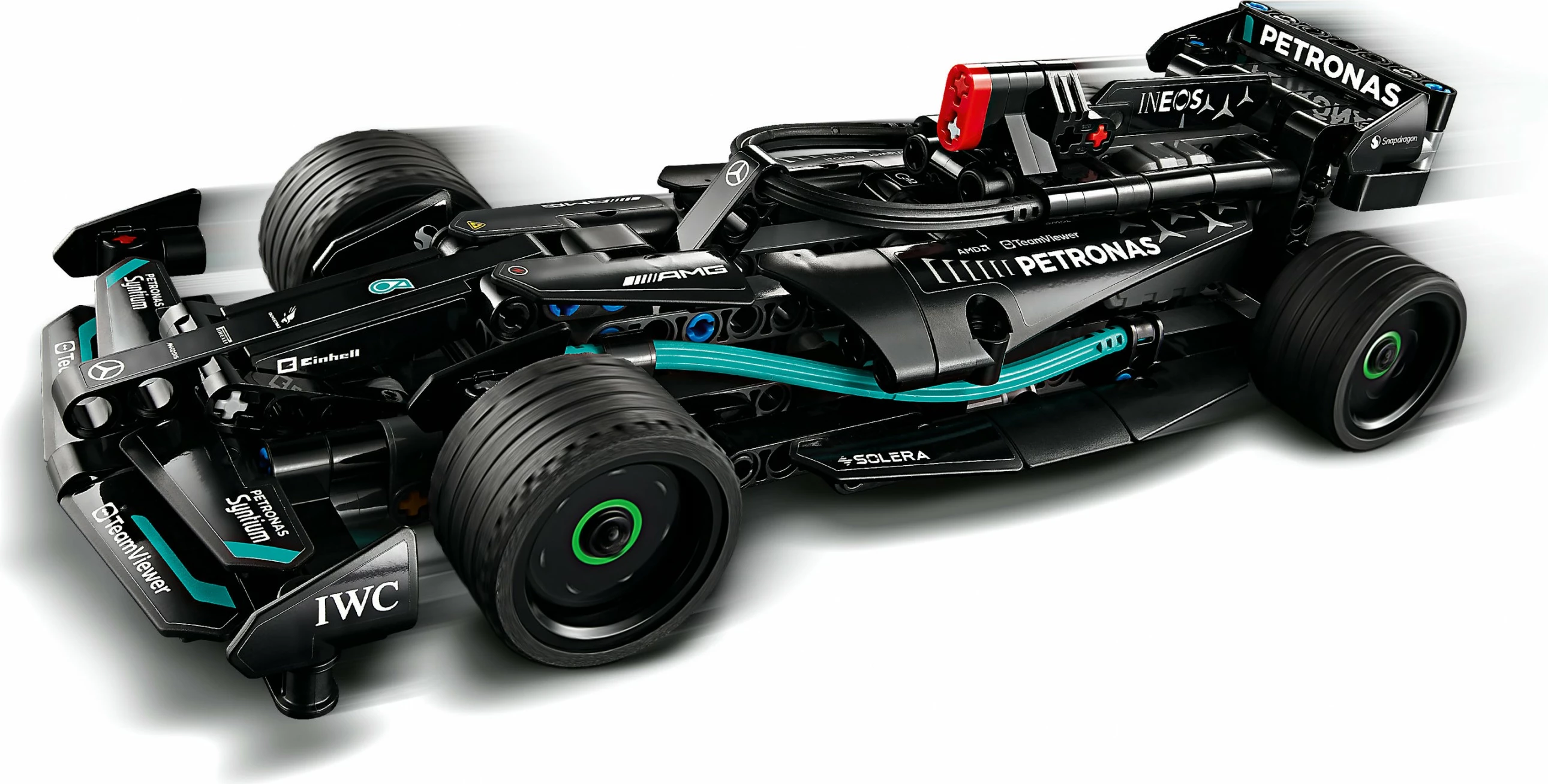Model dirkalnika Mercedes-AMG F1 W14 E Performance, set LEGO Technic, 240 delov, večbarven