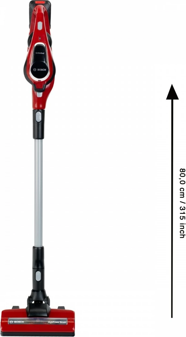 Igrača sesalnik Bosch Unlimited, za otroke, rdeče/črno/srebrno