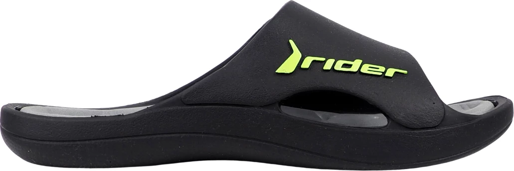 Natikače za moške Rider, črno-sivo-zelene