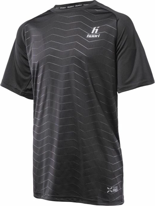 Otroška nogometna majica Huari, črna