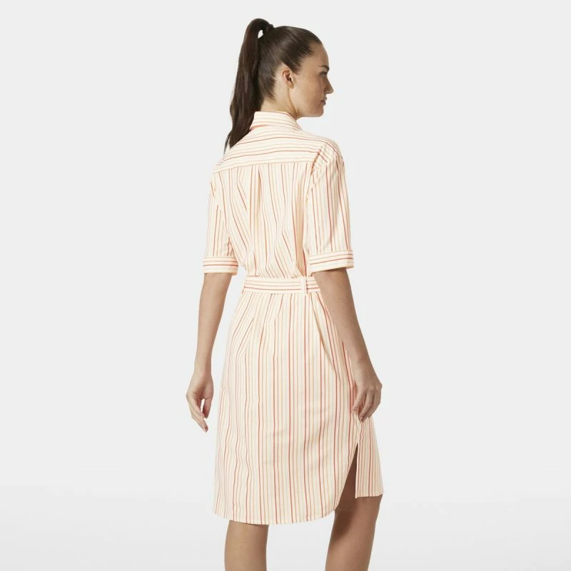 Lahka srajčna obleka Helly Hansen za ženske, bež