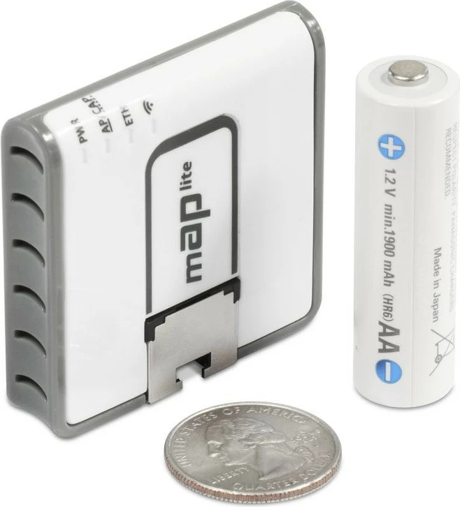 Brezžična dostopna točka mAP lite MikroTik, 2,4 GHz, 10/100 Mbit/s, bela