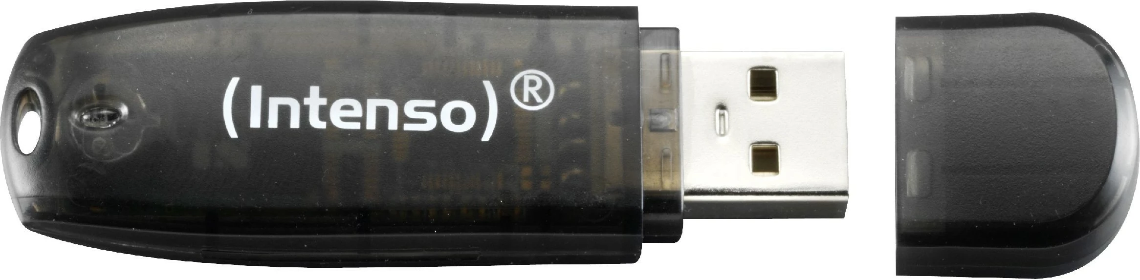 USB pomnilnik 16 GB, Intenso Rainbow Line, USB Type-A, 2.0, črn USB pomnilnik 16 GB, Intenso Rainbow Line, USB Type-A, 2.0, črn