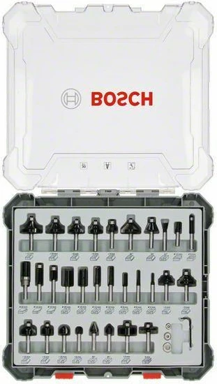 Set rezilnikov za frazer, BOSCH 2607017474, 30 kosov, 6 mm steblo