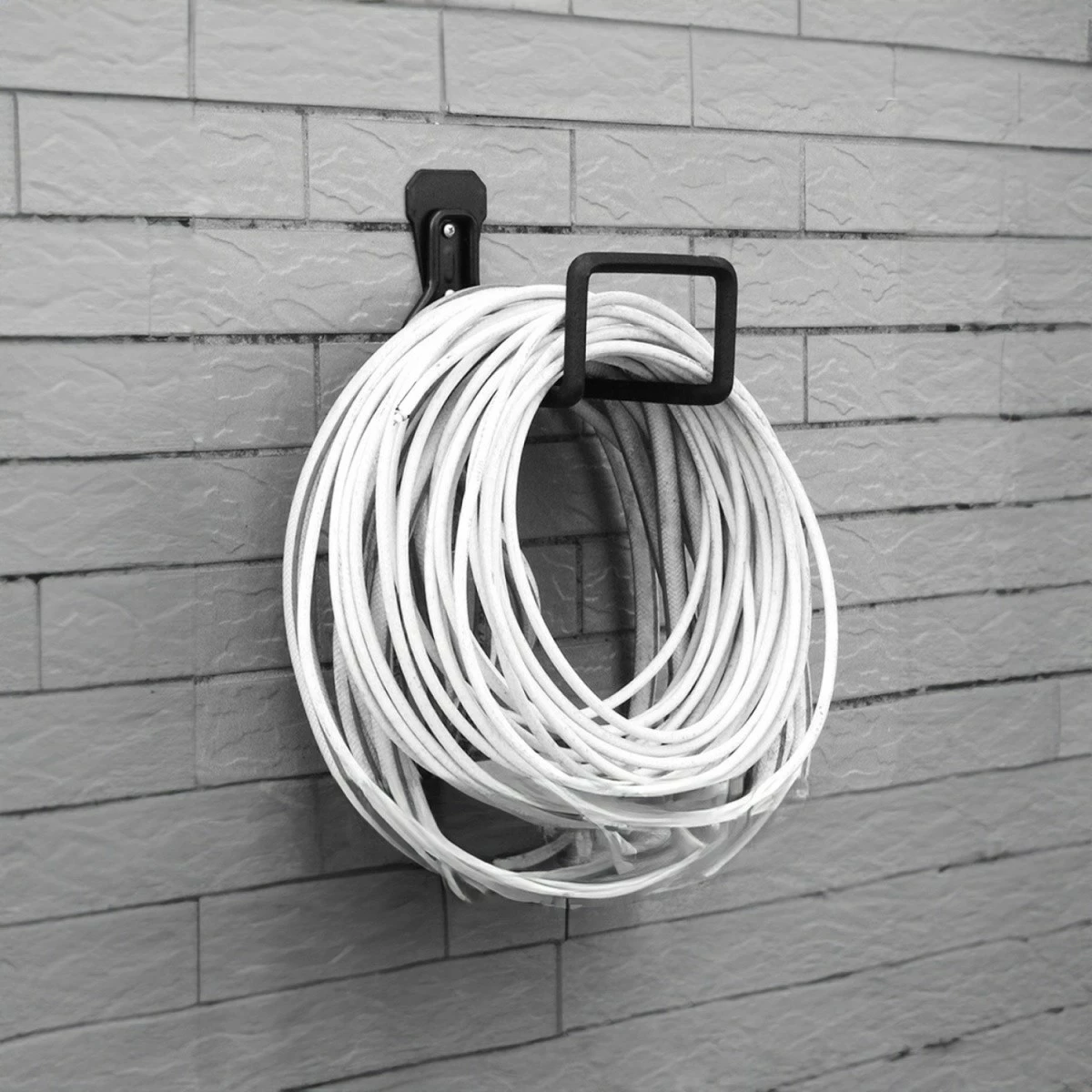 Stenski nosilec za garažo Maclean MC-441, jeklo, 35 kg, črn