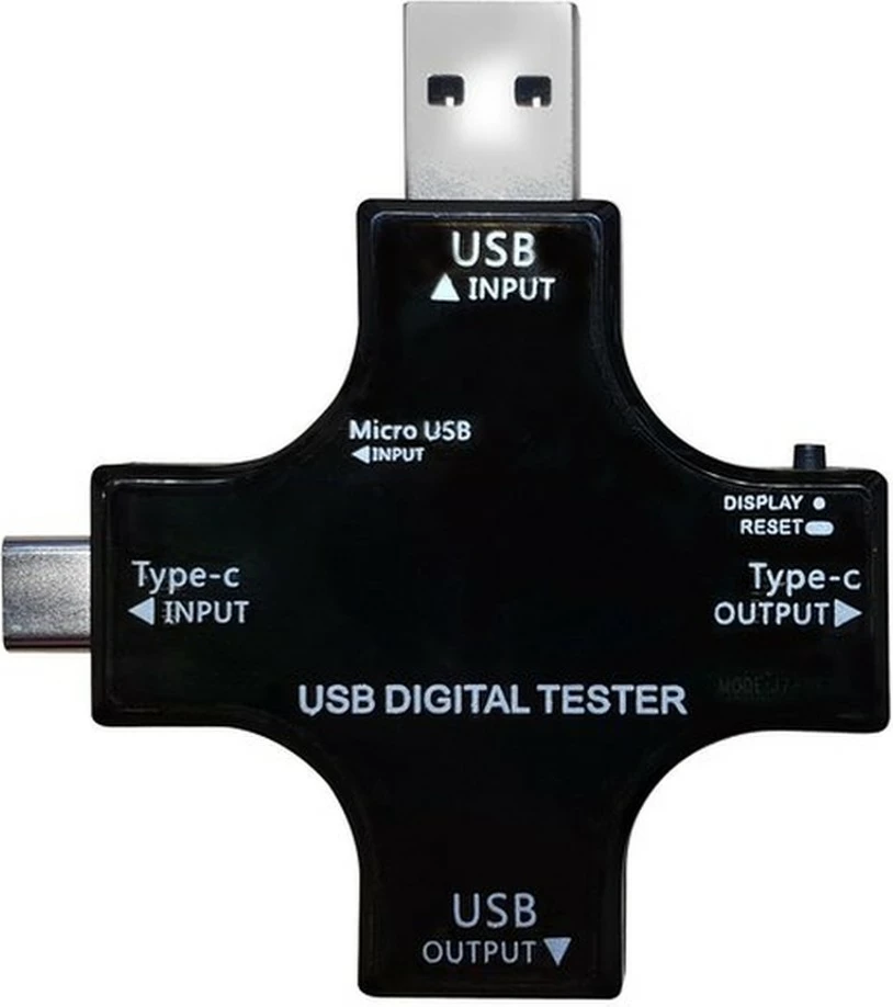 Merilec moči USB ALLNET ALL-USB-PM2, črn