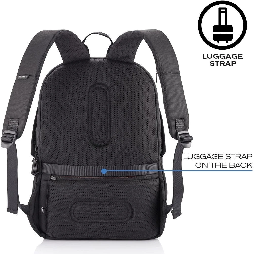 Nahrbtnik proti kraji XD Design, 15,6\", črn