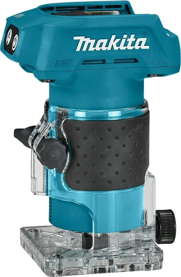 Baterijski rezkalnik Makita DRT52Z, 18V, moder/črn