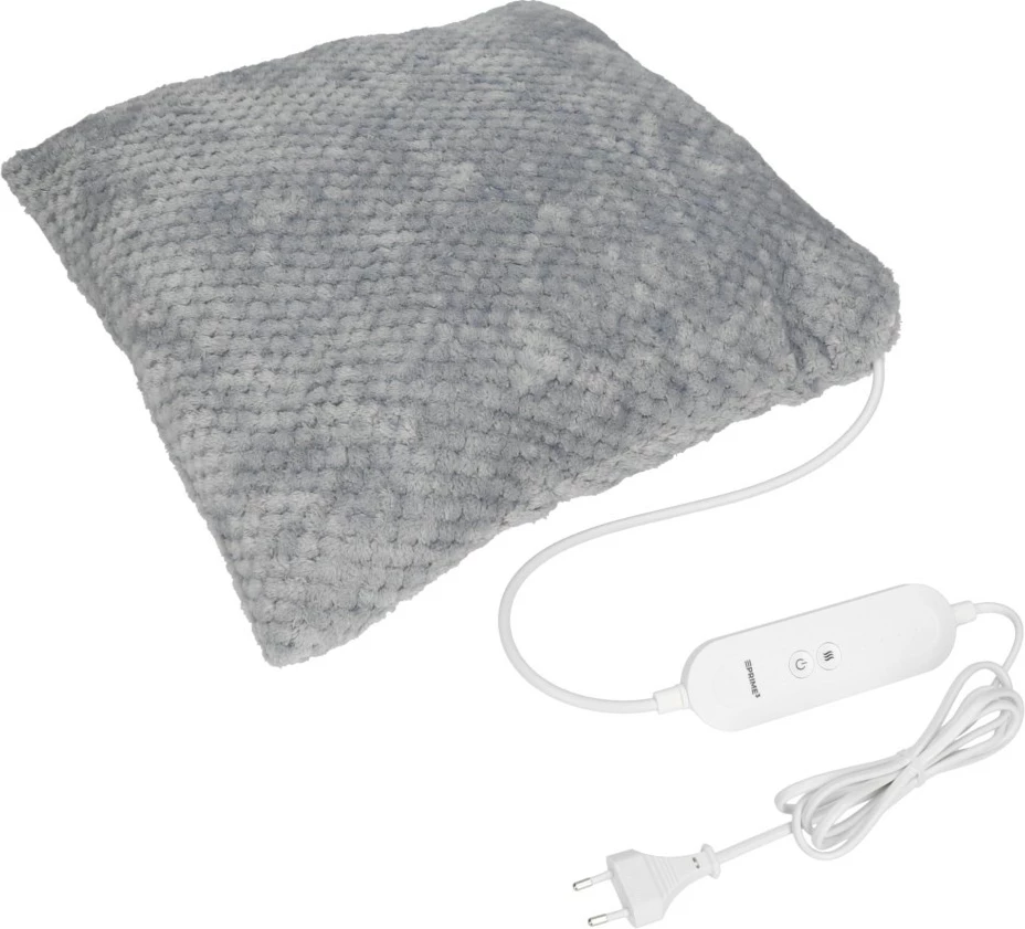 Električni grelnik blazine PRIME3 SHP31, 45 x 40 cm, 100 W, 4 stopnje ogrevanja, samodejni izklop 90 min, siv