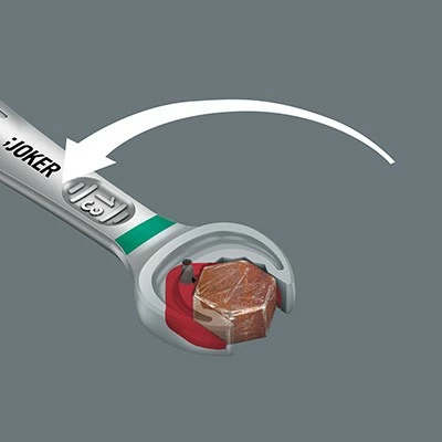 Komplet kombiniranih ključev Joker, 11 kosov, 8–19 mm, nerjaveče jeklo, mat, s prenosno škatlo