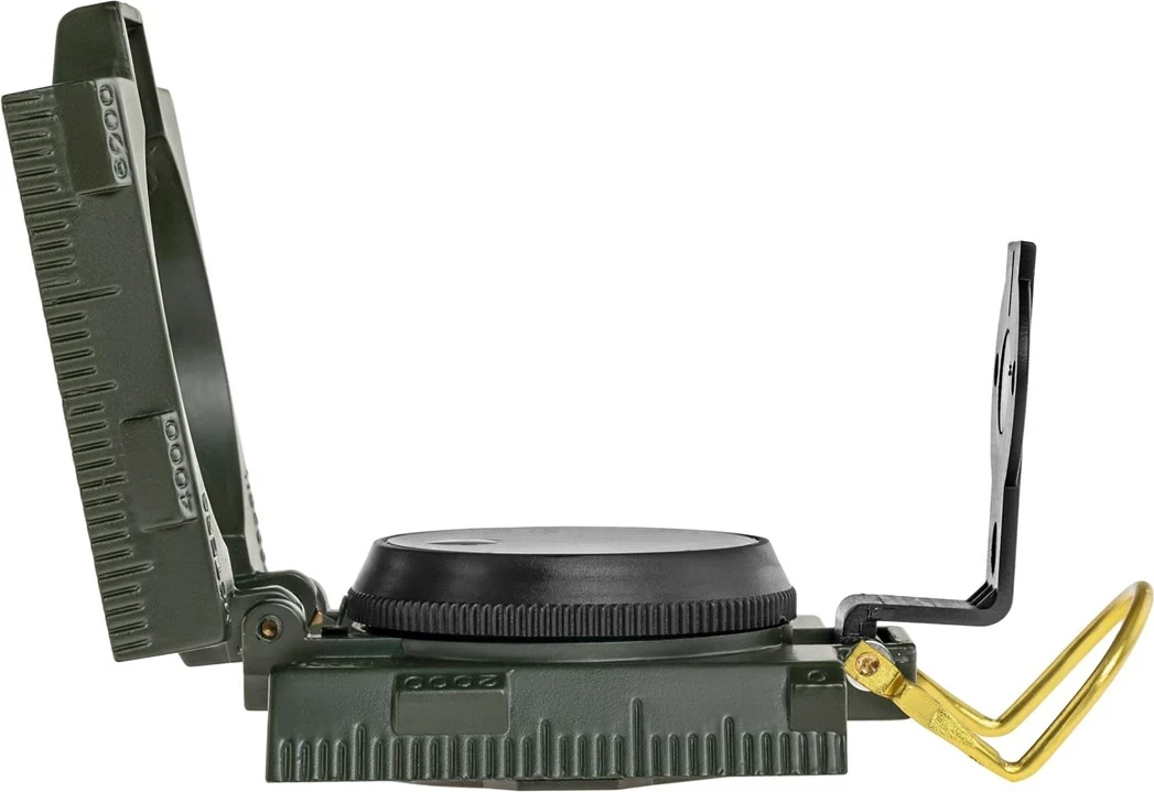 Kompas z osvetlitvijo Mil-Tec US, kovinski, olivno