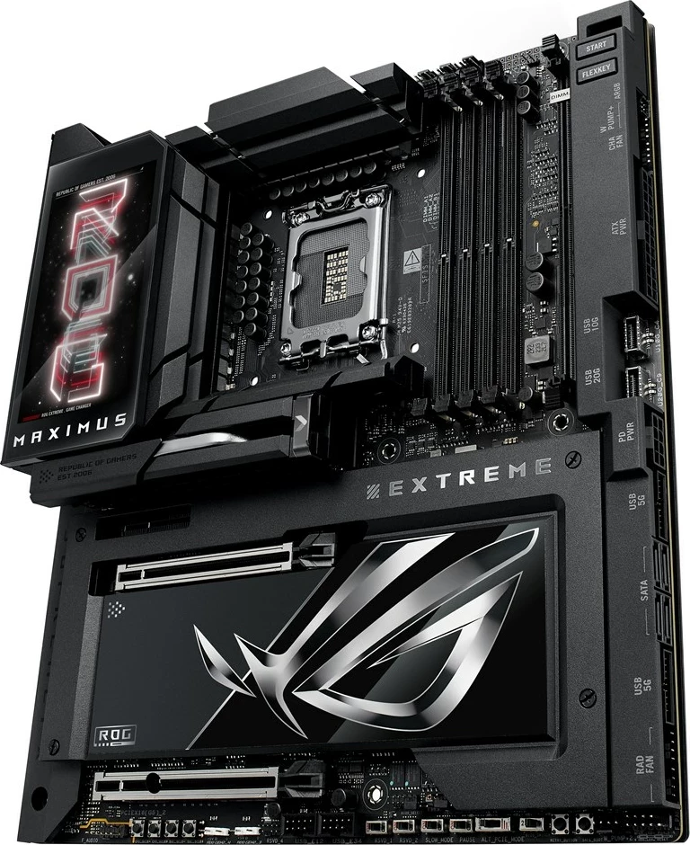 Matična plošča ASUS ROG MAXIMUS Z890 EXTREME, vtičnica LGA 1851, črna Matična plošča ASUS ROG MAXIMUS Z890 EXTREME, vtičnica LGA 1851, črna