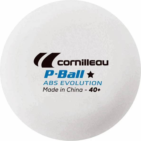 Pingpong žogice P-BALL ABS Evolution, Cornilleau, bele