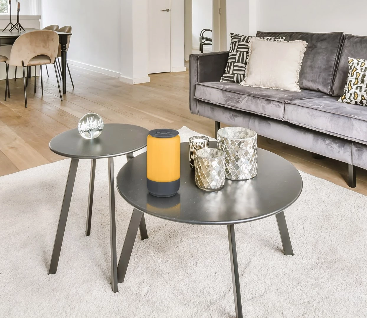 Dekorativna LED svetilka AJE-CAMILLA RGB, črna - Activejet