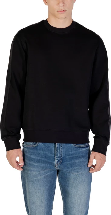 Majica z dolgimi rokavi, Armani Exchange, moška, črna