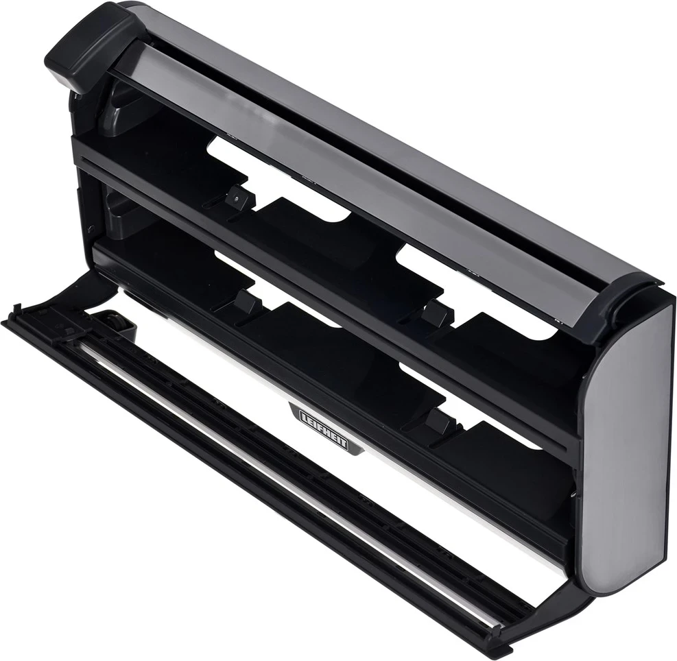 Držalo in rezalnik folije in papirja Leifheit Parat F2, črn