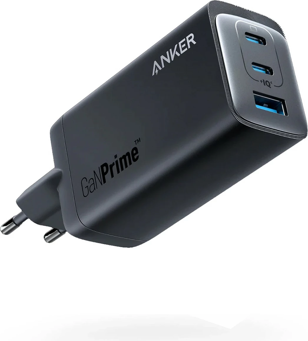 Univerzalni polnilnik Anker 737, 120W, 3 vrata, USB-C/USB-A, črn