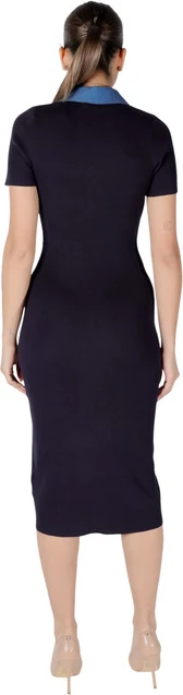 Obleka Morgan De Toi za ženske, modra