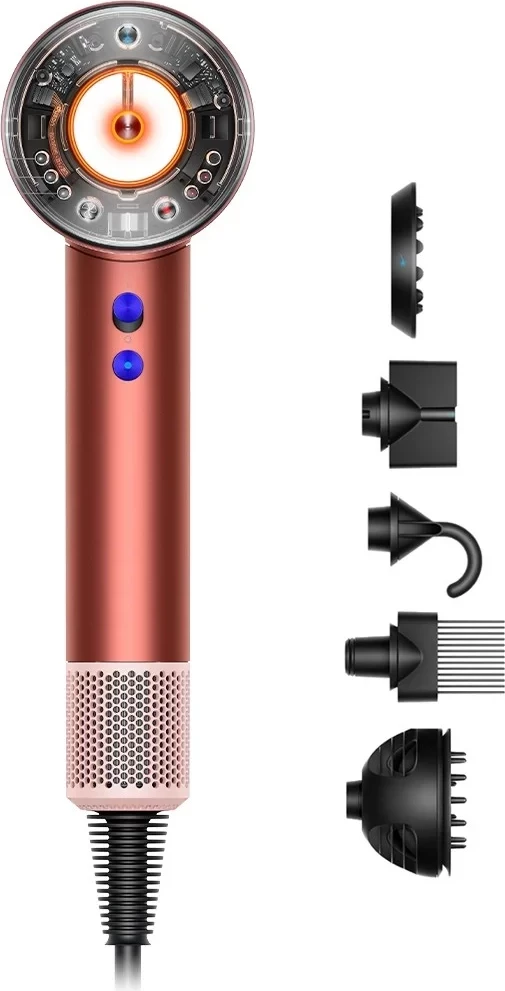 Sušilnik las Supersonic Nural, Dyson, rožnato-rjav