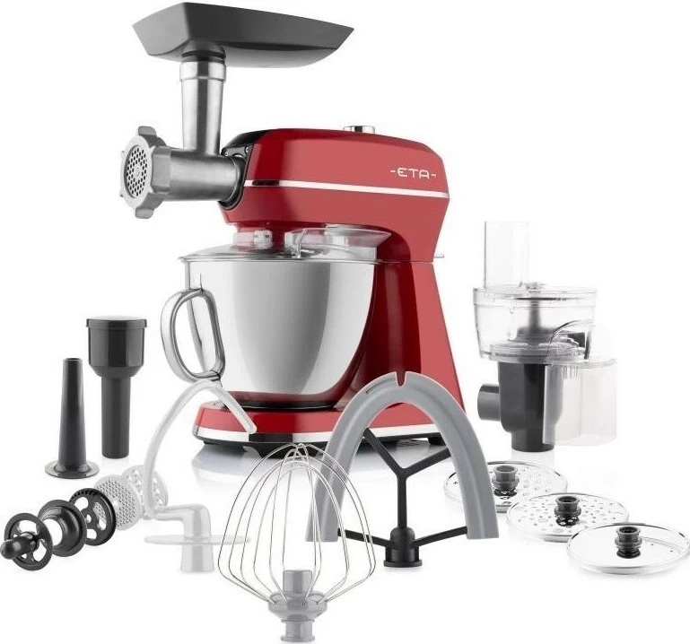 Večfunkcijski kuhinjski procesor 5 L, 1200 W, rdeč - ETA Storio II 204390020