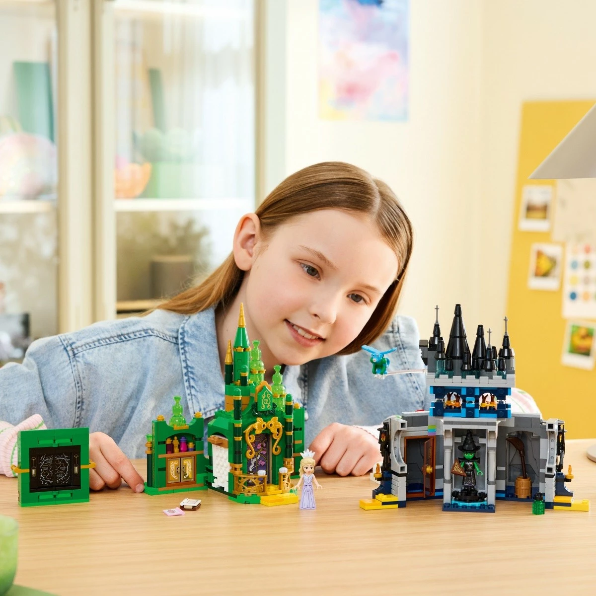 Set za gradnjo Emerald City in Kiamo Ko Castle Wicked Blocks 75689, 860 kosov, 9+