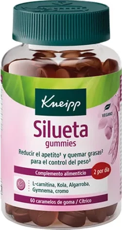 Gumijaste bonbončke za nadzor teže Kneipp Silhouette unisex, 60 kosov