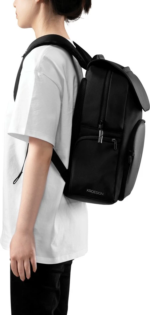 Mehka vsakodnevna nahrbtnik 16", XD DESIGN, črn