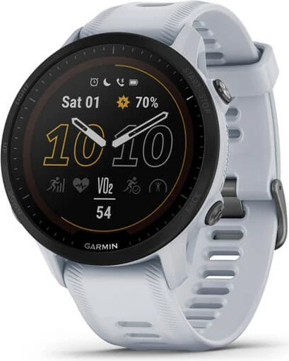 Pametna ura Garmin Forerunner 955, 32GB, GPS, Whitestone