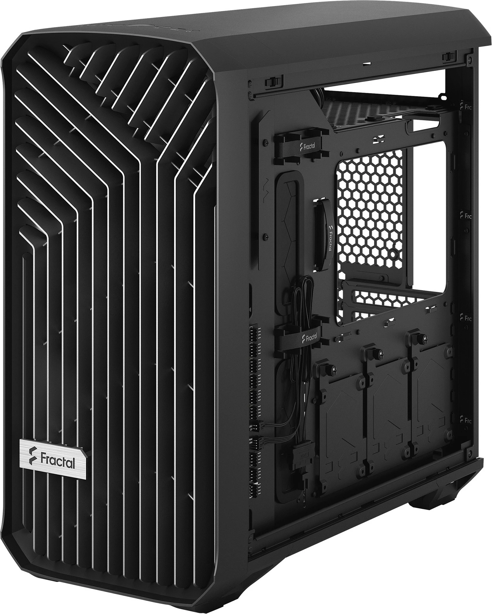 Kompaktno ohišje Fractal Design Torrent Compact, Tower, ATX/EATX/micro ATX/Mini-ITX, kaljeno steklo, črno