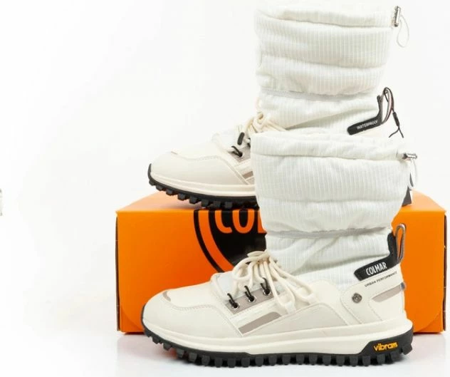 Čizme Colmar, ženske, bele