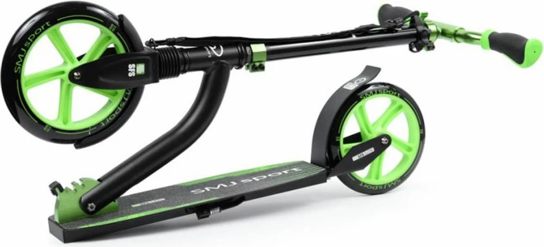 Trotinet za odrasle in mladostnike SMJ Sport NL-700-230 / 205, črno in zeleno