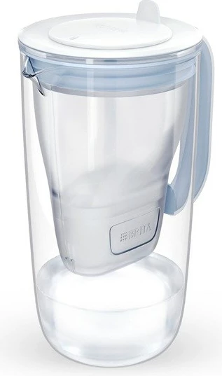 Filtrirni vrč za vodo BRITA Glass+3 Maxtra Pro Pure Performance, 2,5 L, modra