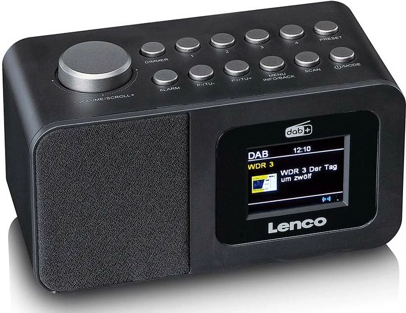Radio DAB+ in FM Lenco CR-625BK, črn Radio DAB+ in FM Lenco CR-625BK, črn