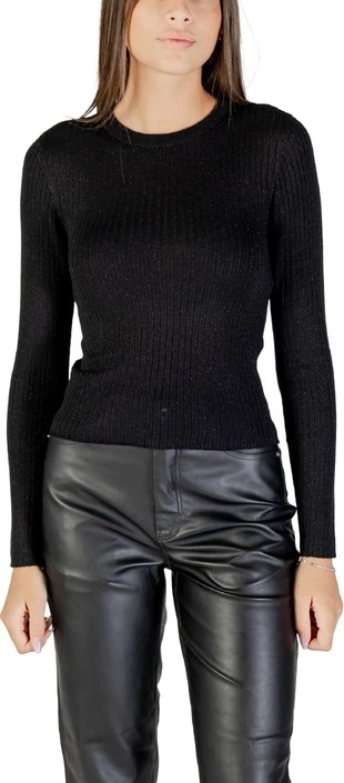 Pletenina Jacqueline De Yong za ženske, črna