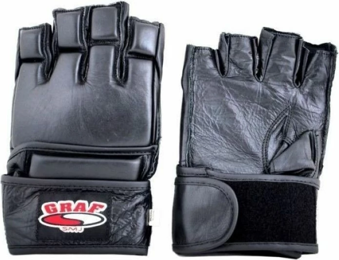 Boksarske rokavice za mešane borilne veščine SMJ, naravno usnje, za moške in ženske