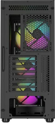 Midi tower ohišje z ARGB osvetlitvijo Natec Genesis Diaxid 605, črno